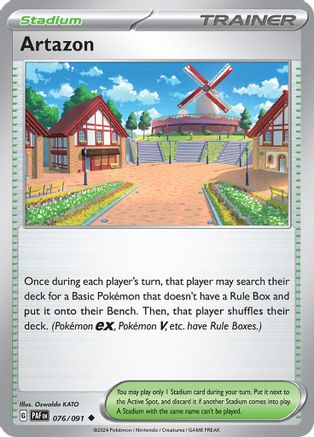 Artazon (76/091) - SV Paldean Fates  - Uncommon