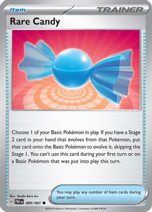 Rare Candy 89 - SV Paldean Fates Reverse Holofoil