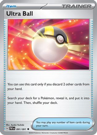 Ultra Ball (91/091) - SV Paldean Fates  - Uncommon