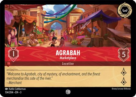 (134/204)  Agrabah - Marketplace - Into the Inklands  Normal