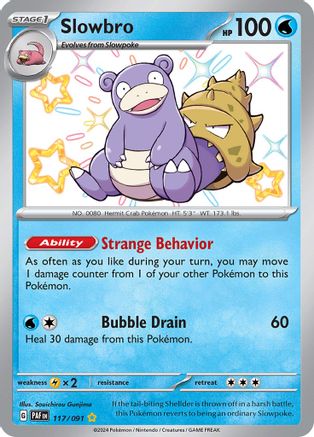 Slowbro 117 - SV Paldean Fates Holofoil