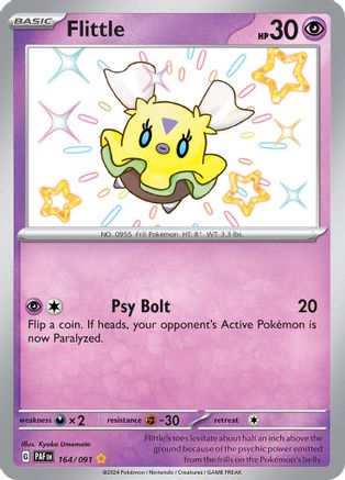 Flittle (164/091) - SV Paldean Fates Holofoil - Shiny Rare