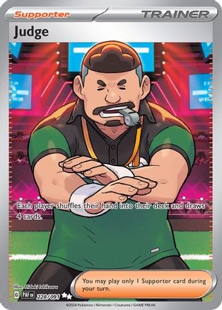 Judge (228/091) - SV Paldean Fates Holofoil - Ultra Rare