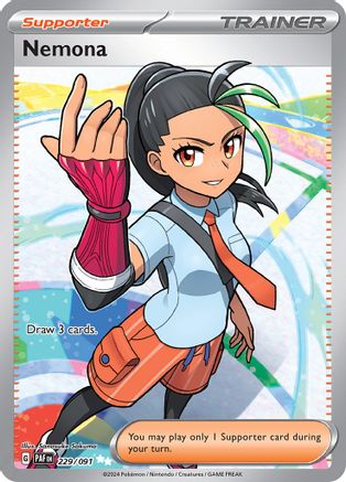 Nemona (229/091) - SV Paldean Fates Holofoil - Ultra Rare