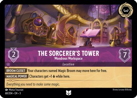 The Sorcerer's Tower - Wondrous Workspace (68/204) - Into the Inklands Cold Foil