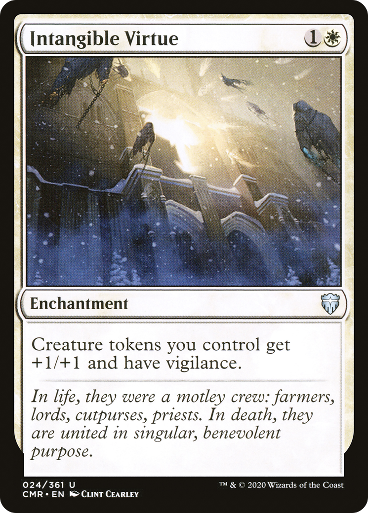 Intangible Virtue (CMR-024) - Commander Legends Foil