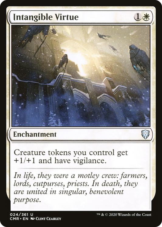 Intangible Virtue (CMR-024) - Commander Legends Foil