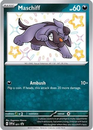 Maschiff (71) - SV Scarlet & Violet Promo Cards Holofoil - Promo