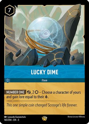 (165/204)  Lucky Dime - Into the Inklands  Normal