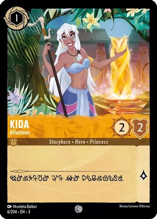 (006/204)  Kida - Atlantean - Into the Inklands  Cold Foil