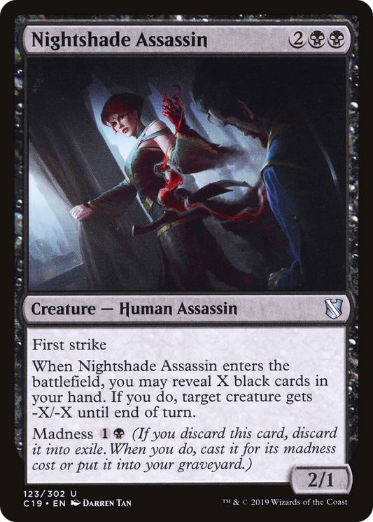 Nightshade Assassin (C19-123) - Commander 2019