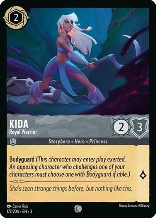 (177/204)  Kida - Royal Warrior - Into the Inklands  Cold Foil