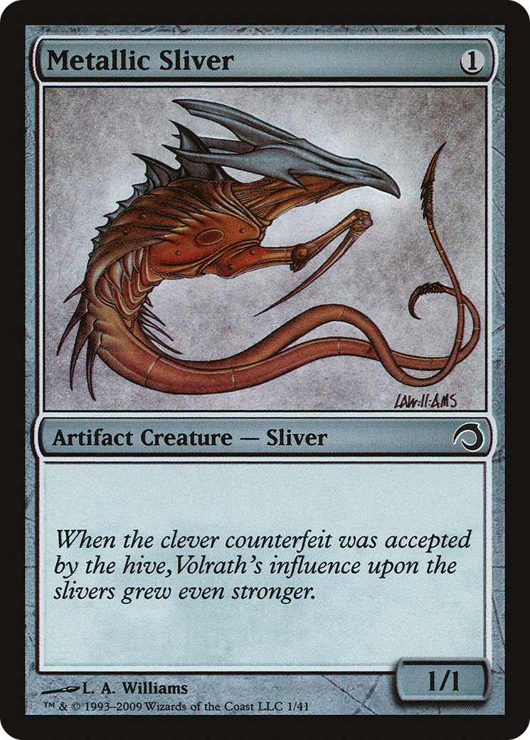 Metallic Sliver (H09-001) - Premium Deck Series: Slivers Foil