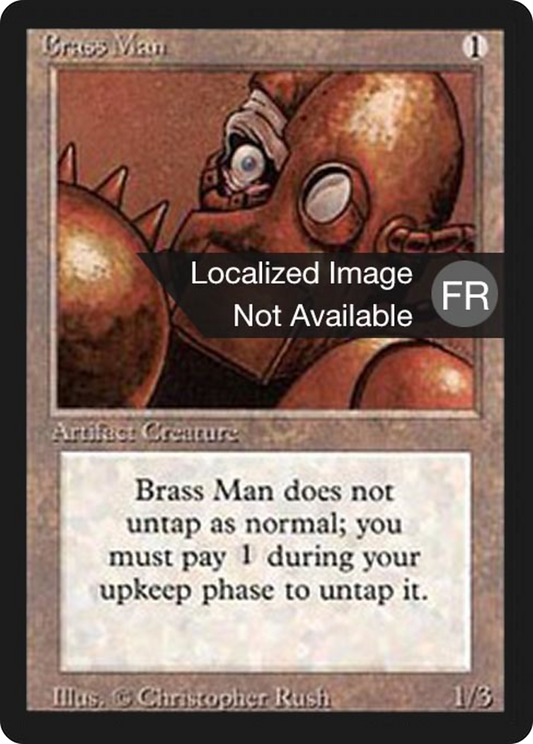 Brass Man (FBB-238) - Foreign Black Border