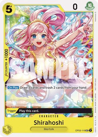 (OP03-116) Shirahoshi (Tournament Pack Vol. 6) - One Piece Promotion Cards Normal