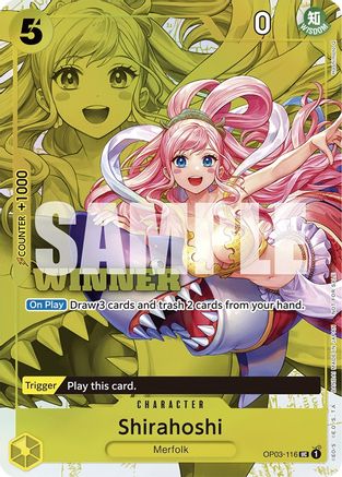 (OP03-116) Shirahoshi (Winner Pack Vol. 6) - One Piece Promotion Cards Foil