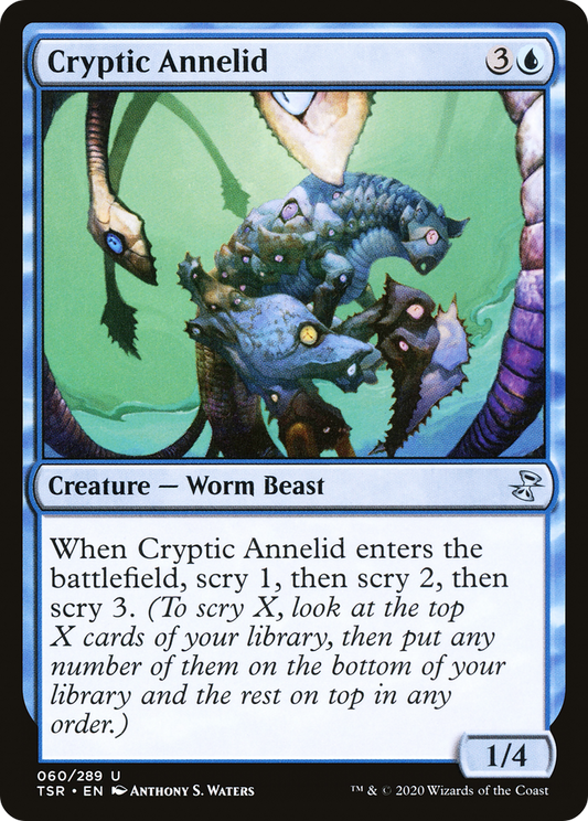 Cryptic Annelid (TSR-060) - Time Spiral Remastered Foil