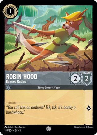 Robin Hood - Beloved Outlaw (189/204) - Into the Inklands Cold Foil