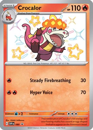 Crocalor (80) - SV Scarlet & Violet Promo Cards Holofoil - Promo