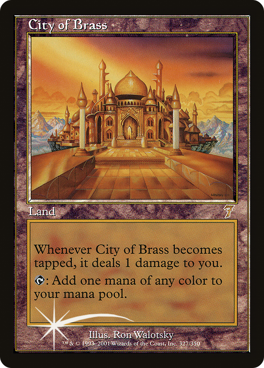 City of Brass (7ED-327★) - Seventh Edition Foil