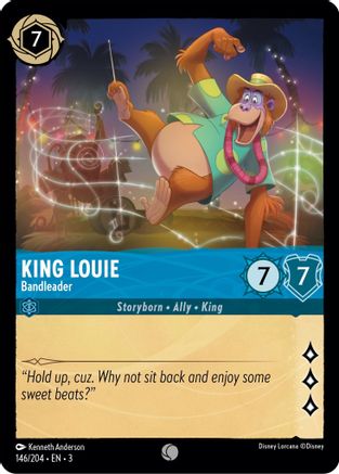(146/204)  King Louie - Bandleader - Into the Inklands  Cold Foil