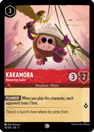 Kakamora - Menacing Sailor (111/204) - Into the Inklands Cold Foil