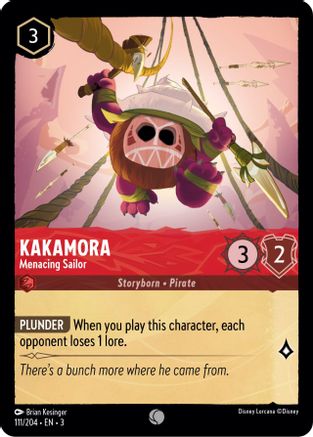 (111/204)  Kakamora - Menacing Sailor - Into the Inklands  Normal