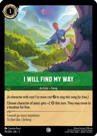 (095/204)  I Will Find My Way - Into the Inklands  Cold Foil