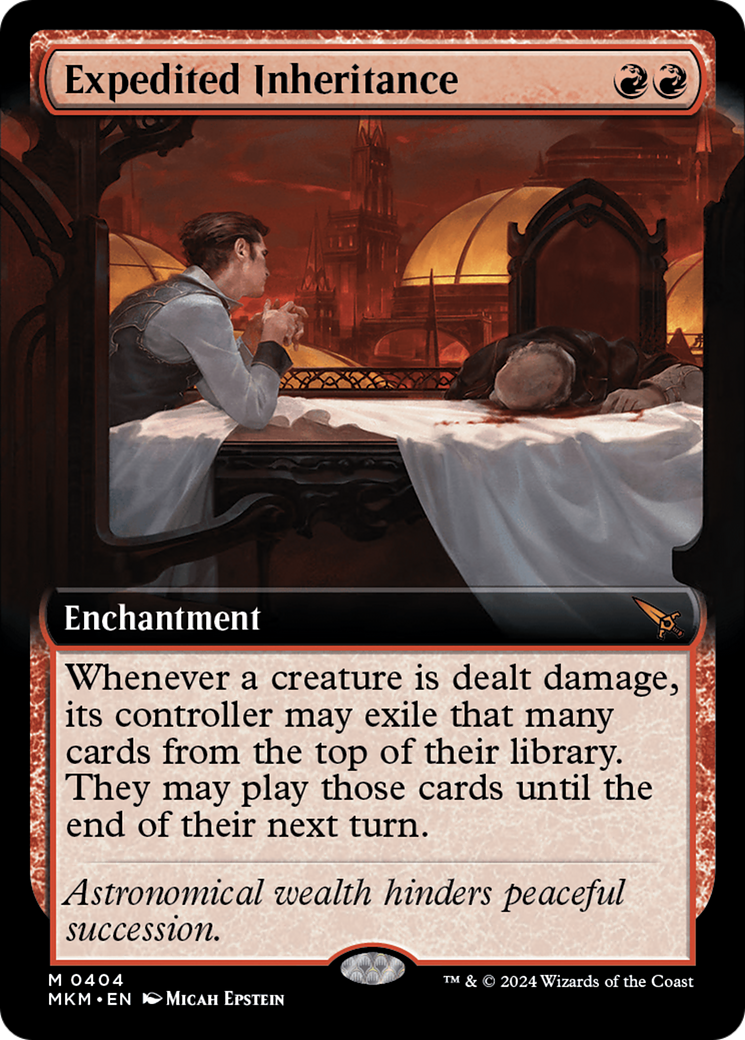 Expedited Inheritance (MKM-404) - Murders at Karlov Manor: (Extended Art) Foil