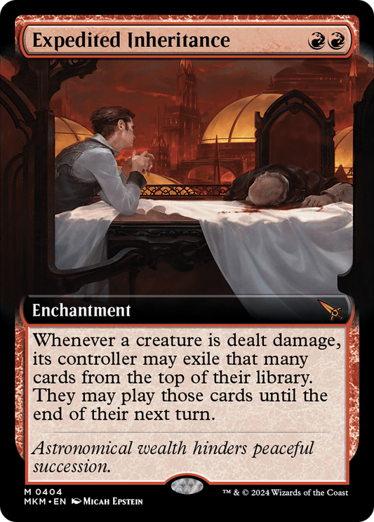 Expedited Inheritance (MKM-404) - Murders at Karlov Manor: (Extended Art) Foil