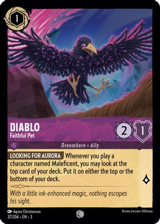(037/204)  Diablo - Faithful Pet - Into the Inklands  Normal