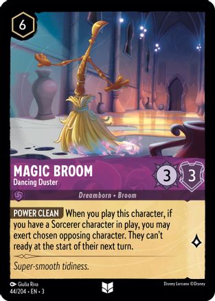(044/204)  Magic Broom - Dancing Duster - Into the Inklands  Normal