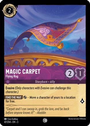 (047/204)  Magic Carpet - Flying Rug - Into the Inklands  Normal