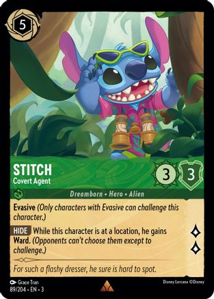 Stitch - Covert Agent (89/204) - Into the Inklands