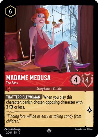(112/204)  Madame Medusa - The Boss - Into the Inklands  Normal