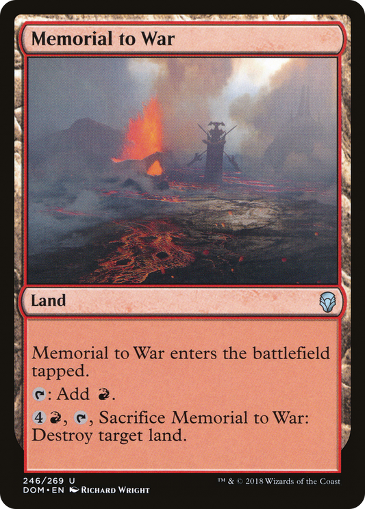 Memorial to War (DOM-246) - Dominaria