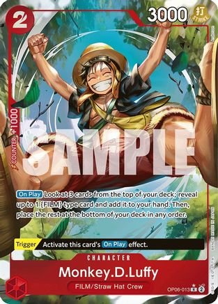 (OP06-013) Monkey.D.Luffy (Alternate Art) - Wings of the Captain Foil