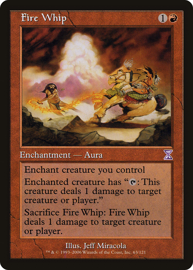 Fire Whip (TSB-063) - Time Spiral Timeshifted Foil