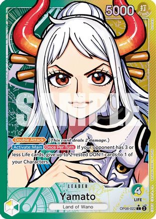 (OP06-022) Yamato (Alternate Art) - Wings of the Captain Foil