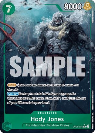 (OP06-035) Hody Jones (035) (Alternate Art) - Wings of the Captain Foil