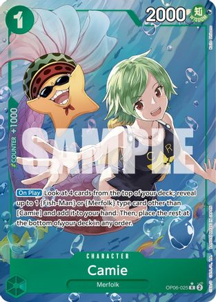 (OP06-025) Camie (Alternate Art) - Wings of the Captain Foil