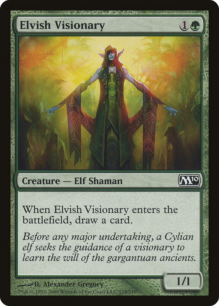 Elvish Visionary (M10-178) - Magic 2010 Foil