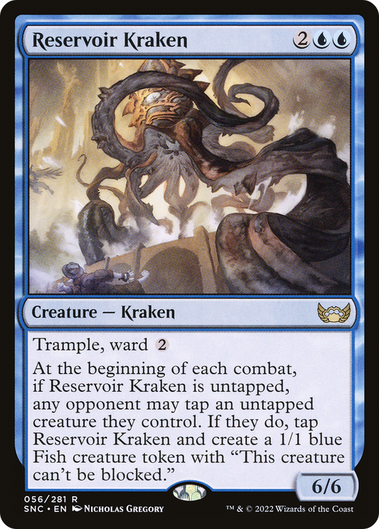 Reservoir Kraken (SNC-056) - Streets of New Capenna Foil