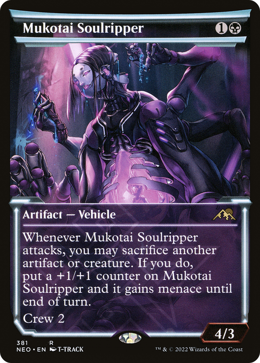 Mukotai Soulripper (NEO-381) - Kamigawa: Neon Dynasty: (Showcase) Foil