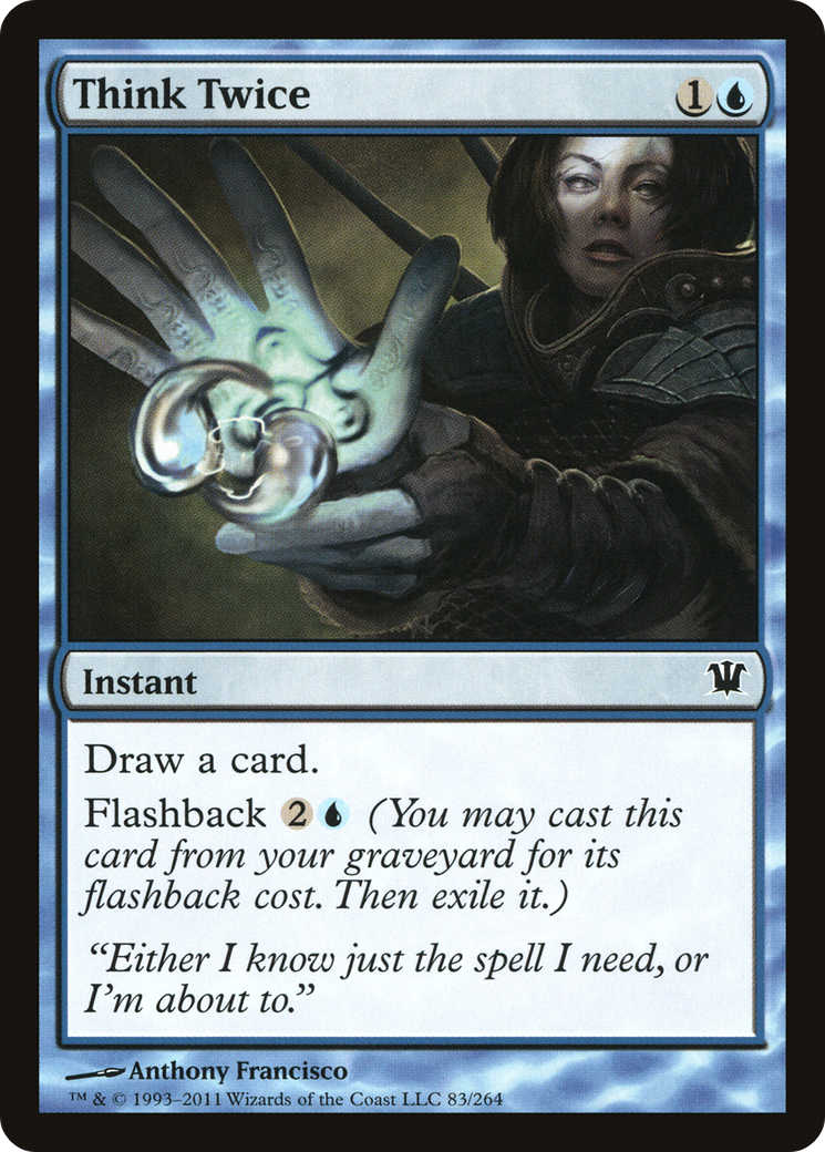 Think Twice (ISD-083) - Innistrad Foil