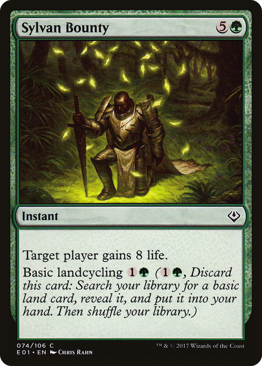 Sylvan Bounty (E01-074) - Archenemy: Nicol Bolas