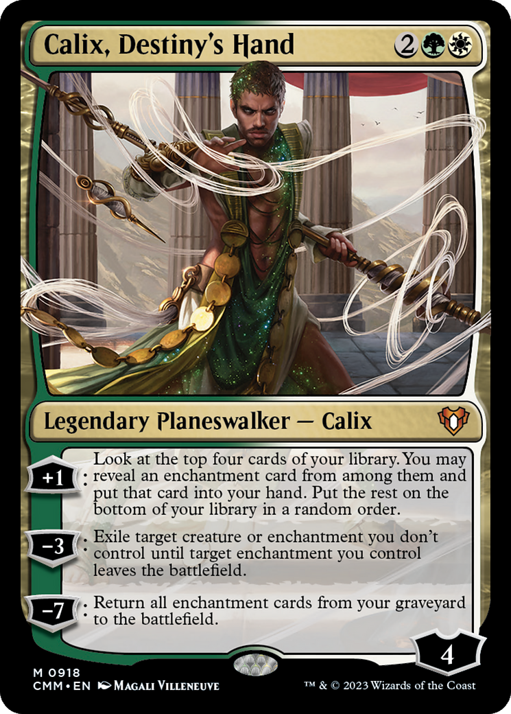 Calix, Destiny's Hand (CMM-918) - Commander Masters