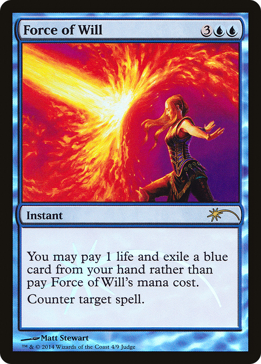 Force of Will (J14-004) - Judge Gift Cards 2014 Foil