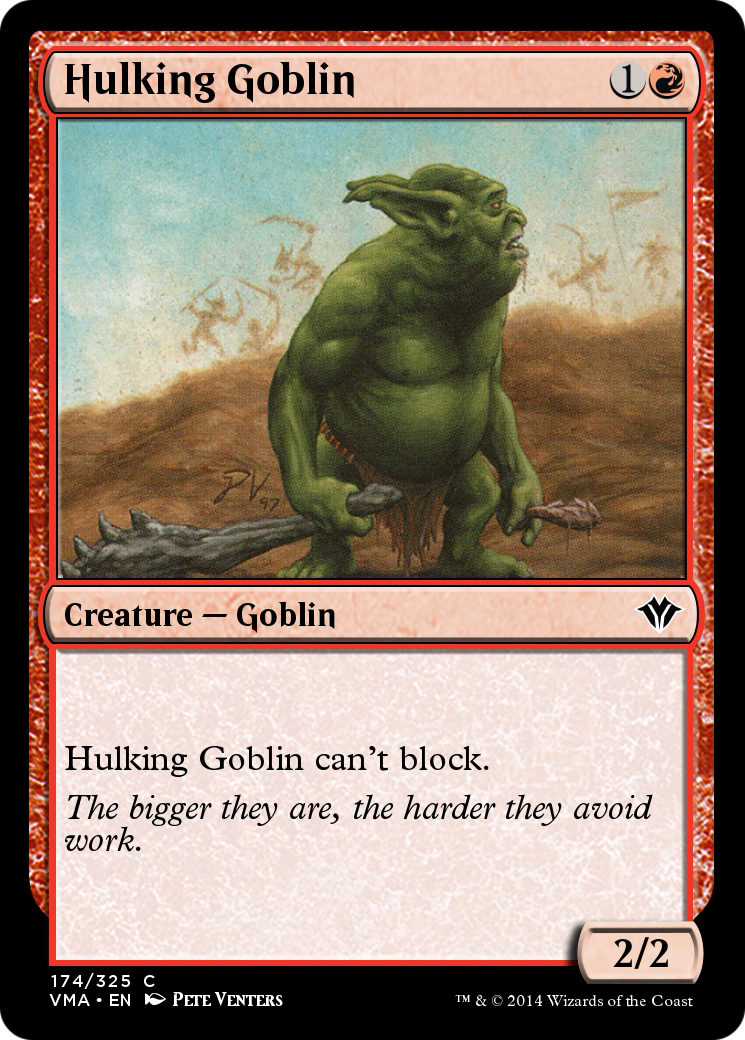 Hulking Goblin (VMA-174) - Vintage Masters