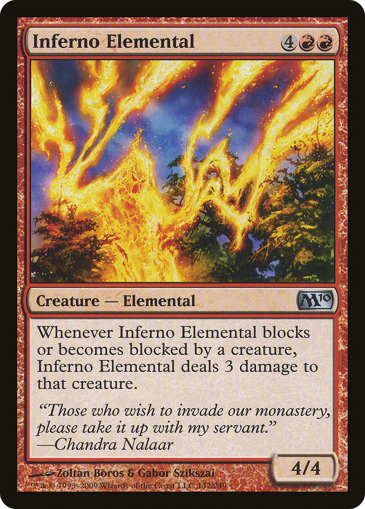 Inferno Elemental (M10-142) - Magic 2010 Foil